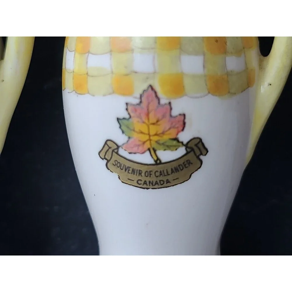 Souvenir Of Callander Canada Salt And Pepper Shakers Vintage